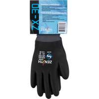 ZX-30° Premium Coated Gloves, Medium, Foam PVC Coating, 15 Gauge, Nylon Shell Planification Entrepots Molloy