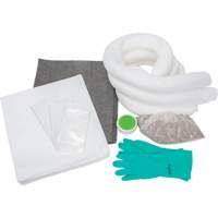 Spill Kit, Oil Only/Universal, Bag, 10 US gal. Absorbancy SGX529 | Planification Entrepots Molloy