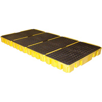 Low Profile Spill Pallet, 102 US gal. Spill Capacity, 96" x 49" x 6.5" Planification Entrepots Molloy