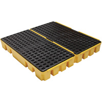 Low Profile Spill Pallet, 51 US gal. Spill Capacity, 49" x 48" x 6.5" Planification Entrepots Molloy