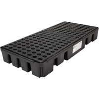 Black Diamond Low Profile Spill Pallet, 25.5 US gal. Spill Capacity, 49" x 24" x 6.5" Planification Entrepots Molloy