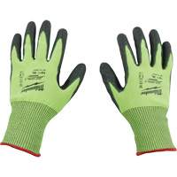 Gants &agrave; haute visibilit&eacute; enduits par trempage, Taille Petit, Calibre 15, Rev&ecirc;tement Polyur&eacute;thane, Enveloppe en Poly&eacute;thyl&egrave;ne, ASTM ANSI niveau A5 Planification Entrepots Molloy