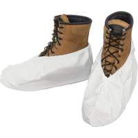 Shoe Covers, One Size, Microporous, White Planification Entrepots Molloy