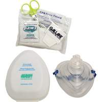 CPR Pocket Face Mask & Accessories Kit, Reusable Mask, Class 2 SGX725 | Planification Entrepots Molloy