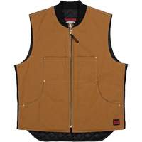 WV04 Moto Vest, Men's, Small, Brown Planification Entrepots Molloy