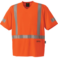 6900 T-shirt de protection contre les rayons UV CoolPass, 3T-Grand, Orange haute visibilit&eacute; Planification Entrepots Molloy