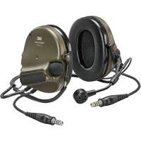 Casque VI NIB avec deux fils de sortie Peltor ComTac, Style Cordon cervical, 22 dB Planification Entrepots Molloy