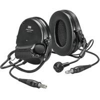 Casque VI NIB avec deux fils de sortie Peltor ComTac, Style Cordon cervical, 22 dB Planification Entrepots Molloy