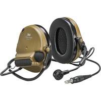 Casque VI NIB avec fils de sortie unique Peltor ComTac, Style Cordon cervical, 22 dB Planification Entrepots Molloy