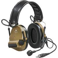 Casque VI NIB avec fils de sortie unique et rail arc Peltor ComTac, Style Bandeau, 23 dB Planification Entrepots Molloy