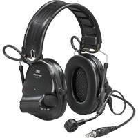 Casque VI NIB avec fils de sortie unique et rail arc Peltor ComTac, Style Bandeau, 23 dB Planification Entrepots Molloy