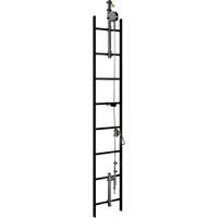 20' Lad-Saf Cable Vertical Safety System, Galvanized Steel Planification Entrepots Molloy