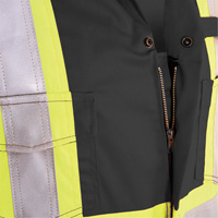 7702BK Combinaison ignifuge et r&eacute;sistant &agrave; l'arc &eacute;lectrique 88/12 FR-Tech, Taille 36, Noir, 9,7 cal/cm² Planification Entrepots Molloy