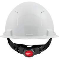 Casque de s&eacute;curit&eacute; &agrave; bordure avant avec suspension &agrave; 4 points, ANSI type I/CSA type 1, Suspension Rochet Planification Entrepots Molloy