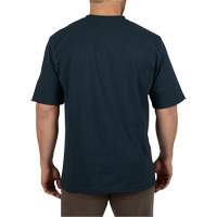 Heavy-Duty Pocket T-Shirt, Men's, Small, Blue Planification Entrepots Molloy