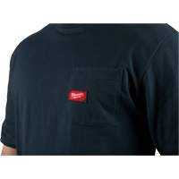 Heavy-Duty Pocket T-Shirt, Men's, Small, Blue Planification Entrepots Molloy