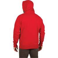 Heavy-Duty Pullover Hoodie, Men's, Small, Red Planification Entrepots Molloy