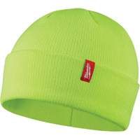 Tuque &agrave; revers haute visibilit&eacute;, Taille unique, Vert Planification Entrepots Molloy