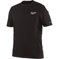 Workskin Short Sleeve Shirt, Men's, Small, Black Planification Entrepots Molloy