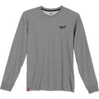 Hybrid Work Tee Shirt, Men's, Small, Grey Planification Entrepots Molloy