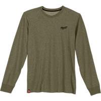 Hybrid Work Tee Shirt, Men's, Small, Green Planification Entrepots Molloy