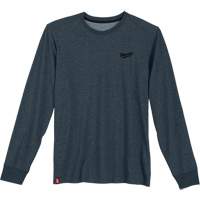 Hybrid Work Tee Shirt, Men's, Small, Blue Planification Entrepots Molloy