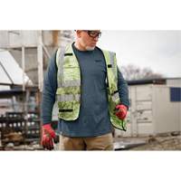 Hybrid Work Tee Shirt, Men's, Small, Blue Planification Entrepots Molloy