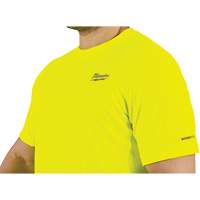 Workskin Lightweight High Visibility Shirt, Men's, Small, Yellow Planification Entrepots Molloy