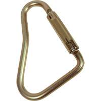 Offset D-Shaped Carabiner, Steel, 5000 lbs Capacity SGZ236 | Planification Entrepots Molloy