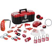 Premier Lockout Kit with Zenex Thermoplastic Locks, Electrical/Valve Kit, 27 Components Planification Entrepots Molloy