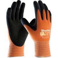 ATG MaxiFlex&reg; Ultimate High Visibility Seamless Gloves, Large, Nitrile Coating, 15 Gauge, Nylon/Lycra&reg; Shell Planification Entrepots Molloy