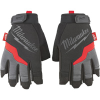 Performance Fingerless Gloves, Synthetic Palm, Size Small Planification Entrepots Molloy
