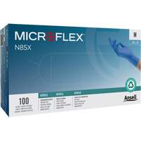 Microflex&reg; N85 Gloves, X-Small, Nitrile, 3.5-mil, Powder-Free, Blue, Class 2 Planification Entrepots Molloy