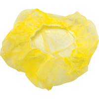 Bonnets bouffants, Polypropyl&egrave;ne, 21", Jaune Planification Entrepots Molloy