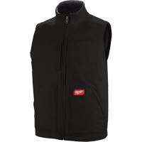 Heavy-Duty Sherpa-Lined Vest, Men's, Small, Black Planification Entrepots Molloy