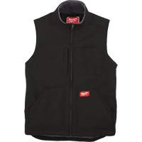 Heavy-Duty Sherpa-Lined Vest, Men's, Small, Black Planification Entrepots Molloy