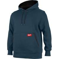 Midweight Pullover Hoodie, Men's, Small, Blue Planification Entrepots Molloy