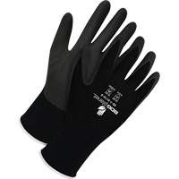 Gants enduits BDG Planet, 2T-petit/5, R&ecirc;vetement Mousse de nitrile, Calibre 15, Enveloppe en Nylon/Spand Planification Entrepots Molloy