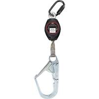 Cordage de s&eacute;curit&eacute; autor&eacute;tractable avec grand mousqueton Dynamic, 7', Polyester, Pivotant Planification Entrepots Molloy