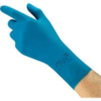 Gants r&eacute;sistants aux produits chimiques AlphaTec 88-356 pour l'industrie alimentaire, Taille 7, 12" lo, Latex de caoutchouc, 17 mils Planification Entrepots Molloy