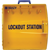 Ready Access Lockout Station, None Padlocks, 40 Padlock Capacity, Padlocks Not Included SHB869 | Planification Entrepots Molloy