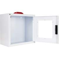 Standard Large AED Cabinet with Alarm & Strobe, Zoll AED Plus&reg;/Zoll AED 3/Cardio-Science/Physio-Control For, Non-Medical Planification Entrepots Molloy
