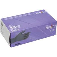 Medical Grade Disposable Gloves, Large, Nitrile, 6-mil, Powder-Free, Black, Class 2 Planification Entrepots Molloy