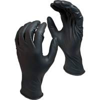 Gants jetables biod&eacute;gradables Green Monkey, Petit, Nitrile, 8 mils, Sans poudre, Noir Planification Entrepots Molloy