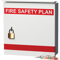 Boîte pour plan de sécurité en cas d'incendie SHC408 | Planification Entrepots Molloy