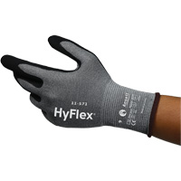 HyFlex&reg; 11-571 Cut-Resistant Gloves, Size 5, 15 Gauge, Nitrile Coated, Nylon/HPPE/Spandex Shell, ASTM ANSI Level A4/EN 388 Level D Planification Entrepots Molloy