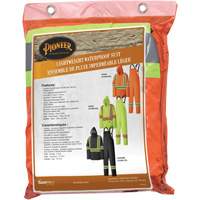 5598 Combinaison de pluie imperm&eacute;able et l&eacute;g&egrave;re, Polyester/PVC, Petit, Orange haute visibilit&eacute; Planification Entrepots Molloy