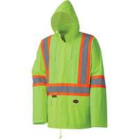 5599 Combinaison de pluie imperm&eacute;able et l&eacute;g&egrave;re, Polyester/PVC, T-petit, Jaune lime haute visibilit&eacute; Planification Entrepots Molloy
