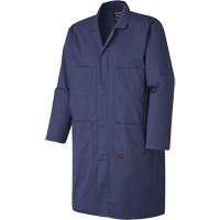 512 Shop Coat, Poly-Cotton, Small, Navy Blue Planification Entrepots Molloy