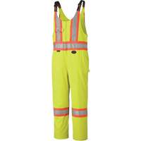 6616 Overalls, Poly-Cotton, 36, High Visibility Lime-Yellow Planification Entrepots Molloy